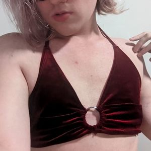Bra top - red